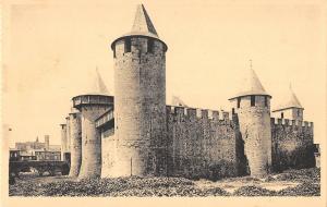 BR72982 le chateau   cite de carcassonne  france