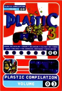 Music Advertising  PLASTIC COMPILATION VOLUME 3~Release In 2000  4X6 POSTCARD