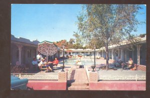 ST. LOUIS MISSOURI PARK PLAZA MOTEL SWIMMING POOL ROUTE 66 VINTAGE POSTCARD MO