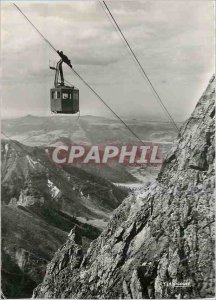 Modern Postcard Mont Dore P D Teleferique above Agulhas Sancy