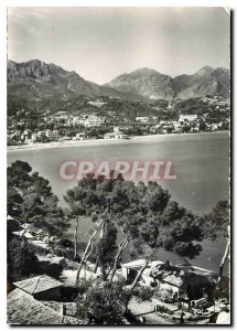 Modern Postcard Menton M View from Cap Martin