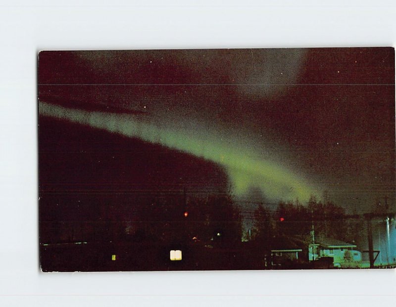 Postcard Northern Lights In Alaska USA