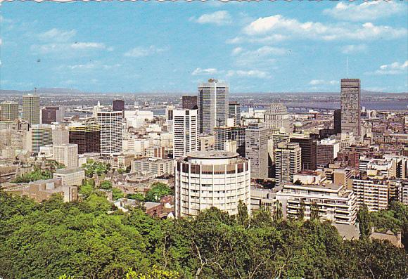 Canada View From Mount Royal Montreal Quebec