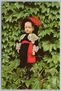 Little Lord Fauntler Boy~1910~German Doll~Ivy Leaf Bkgd~Ackert Enterprises c1971