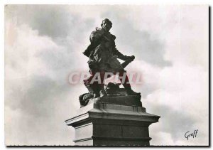 Postcard Modern Brittany Saint Malo Ille et Vilaine Statue of Jacques Cartier