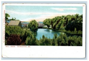 c1905 View Of Mill Creek Thomaston Maine ME Unposted Antique Postcard 