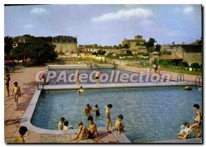 Postcard Moderne Saint Andre de Cubzac Pool