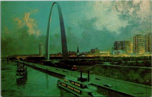 Missouri St Louis Jefferson National Expnsion Memorial Oil Painting By Dean E...