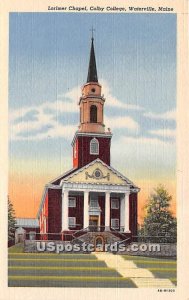 Lorimer Chapel at Colby College in Waterville, Maine