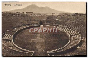 Postcard Ancient Pompeii Amphitheater