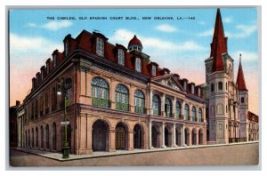 Postcard LA The Cabildo Old Spanish Court Building New Orleans Louisiana 