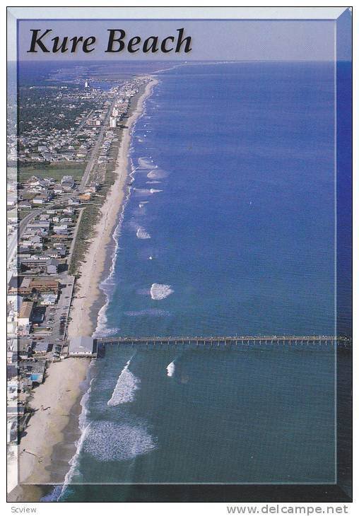 Fishing Pier , KURE BEACH , North Carolina , 50-70s