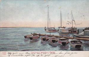 Florida Miami River Boat Landing 1905