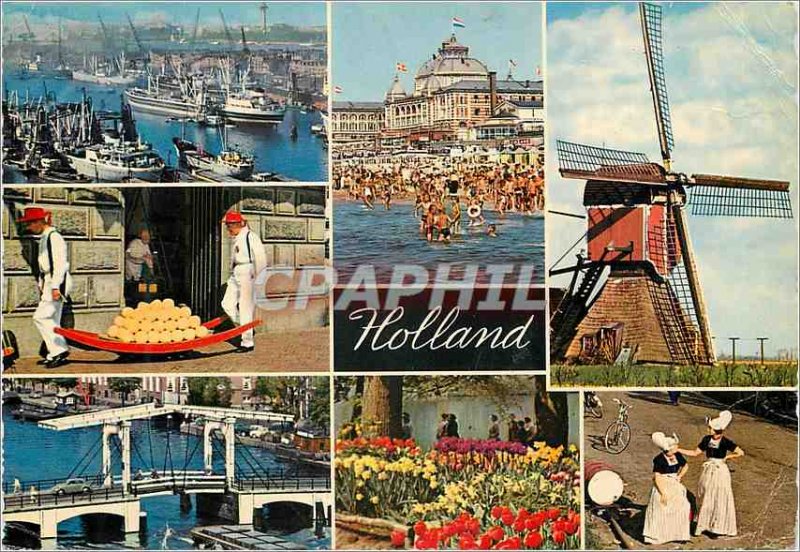 Modern Postcard Holland Windmill