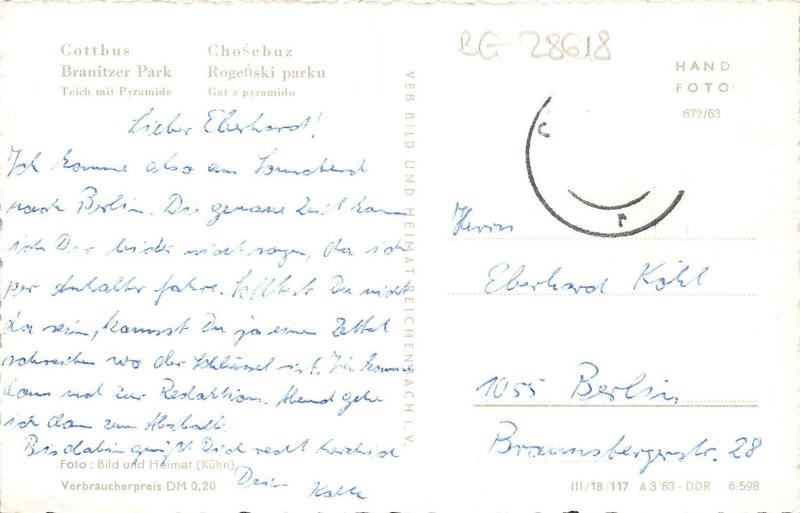 BG28618 park branitz cottbus  germany   CPSM 14x9cm