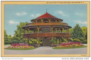 New York Rochester Pavilion At Highland Park 1948