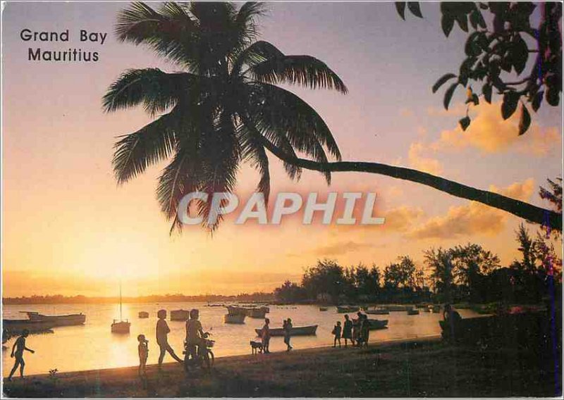 Modern Postcard Grand Bay Mauritius Mauritius Sunset