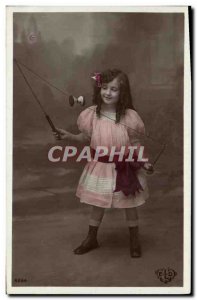 Old Postcard Diabolo Child