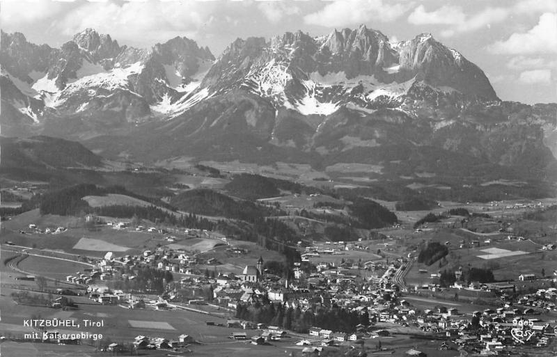 BR19145 Kitzbuhel mit Kaisergebirge  austria