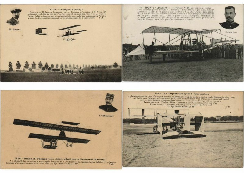 EARLY AVIATION AIRCRAFT ALL BIPLAN 33 CPA Pre-1930 (L4393)