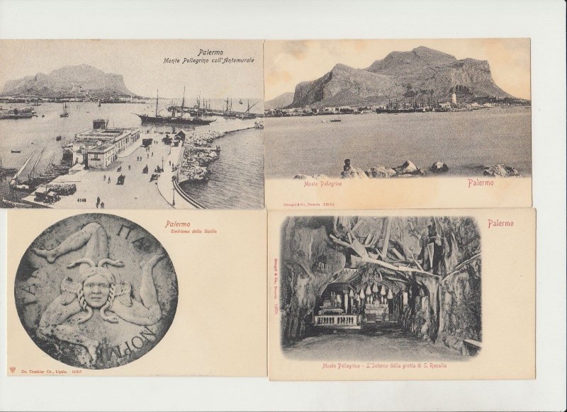 PALERMO PALERNE ITALY 16 Vintage Postcards mostly pre-1920 (L5308)