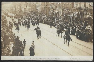 P.O.S. of A. Convention, Hazleton, Pennsylvania, Early Real Photo Postcard