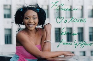 Jasmin Green Family Affairs Ebony Thomas Cast Card Hand Signed Photo