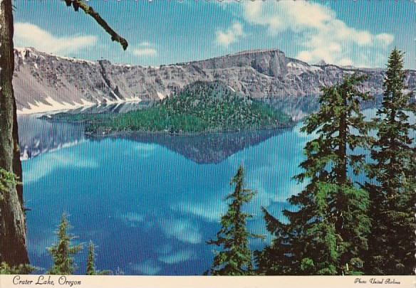 Wizard Island Crater Lake Oregon 1973