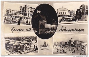 RP, 5-Views, Groeten Uit SCHEVENINGEN (South Holland), Netherlands, PU-1962