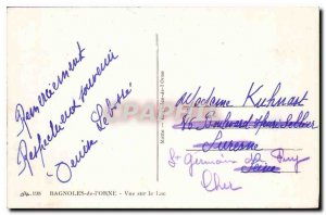 Old Postcard Bagnoles de l'Orne Lake View