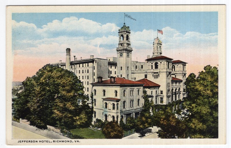 Richmond, Va, Jefferson Hotel