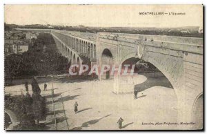 Montpellier Old Postcard L & # 39aqueduc