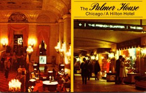 Illinois Chicago The Palmer House Lobby and Shopping Arcade