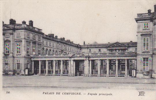 France Palais de Compiegne Facade principale