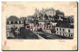 Old Postcard Vue Generale Loches