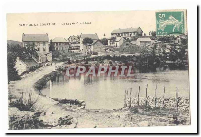 Creuse La Courtine Old Postcard Lake Gratadous