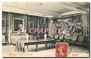Old Postcard Hotel Dieu Beaune Council Chamber
