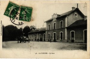 CPA AK La FLECHE - La Gare (299571)