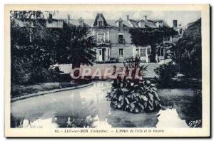 Old Postcard Luke on the sea & # City 39hotel and Basin