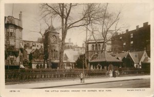 United States New York the Little Church around the corner Rotary photo postcard