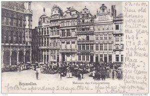 BRUXELLES, Belgium, PU-1901; Maisons Des Corporations