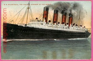 af8110 - USA - VINTAGE POSTCARD Postcards - Ship Mauretania NAVI-