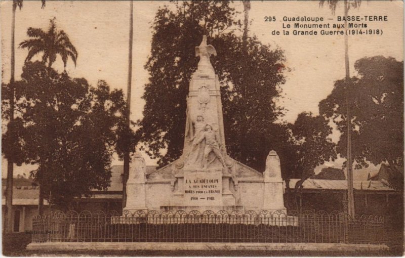 PC BASSE-TERRE MONUMENT AUX MORTS GUADELOUPE (a27882)