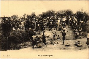 PC MARCHE INDIGENE ETHNIC TYPES BELGIAN CONGO (a30801)