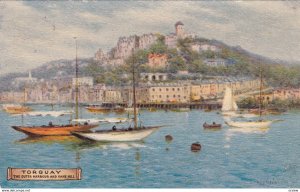 TORQUAY , Devon , England , 00-10s ; The Outer Harbor & Vane Hill