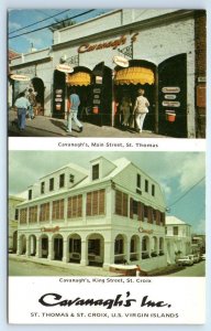 ST. THOMAS & ST. CROIX, U.S. Virgin Islands~ CAVANAGH'S Fashion & Gifts Postcard