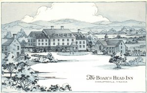 Charlottesville VA-Virginia, Boar's Head Inn Year Round Resort, Vintage Postcard