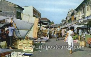 Market Scene Singapore Unused 