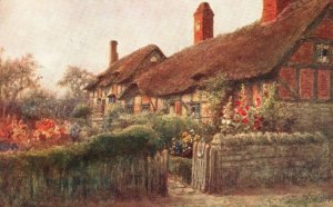 Vintage Postcard Anne Hathaway's Cottage Museum Place Stratford-On-Avon England