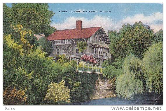 Exterior, Swiss Cottage, Rockford, Illinois,  PU_1951